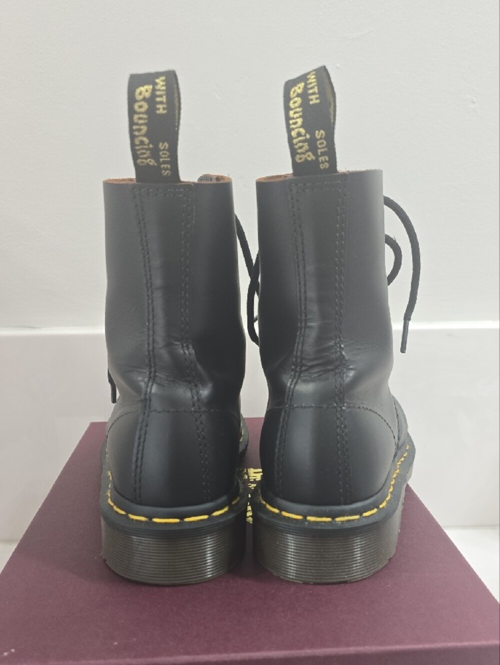 MIE Dr. Martens Made In England Vintage 1460 Quilon Boots UK 5 - Picture 3 of 16